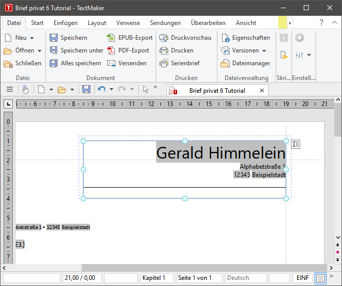 Textmaker Vorlagen Meistern Teil 1