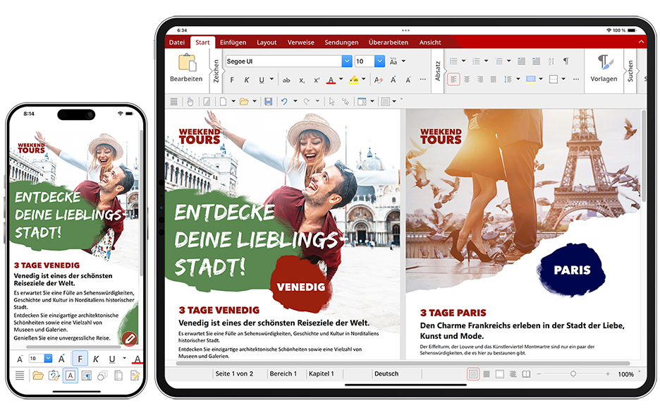 TextMaker für iOS, die DSGVO-konforme Alternative zu Microsoft Word.